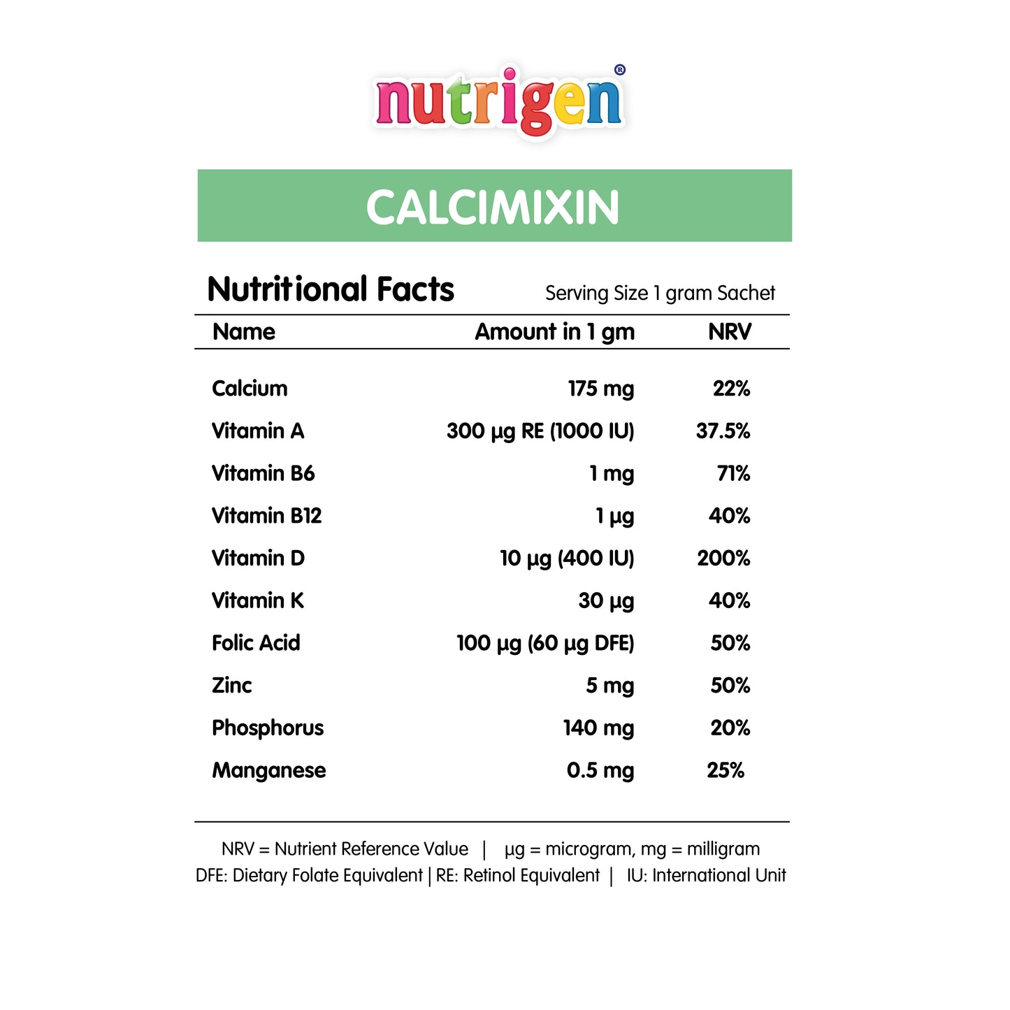 Nutrigen Calcimixin Bone Health Powder