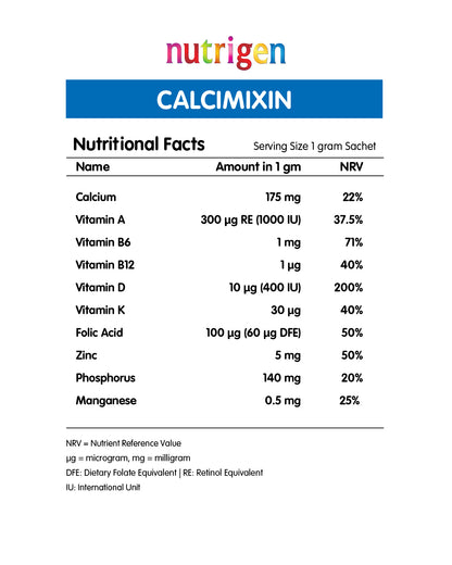 Nutrigen Calcimixin Bone Health Powder