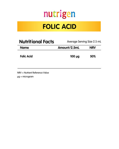 Nutrigen Folic Acid Syrup
