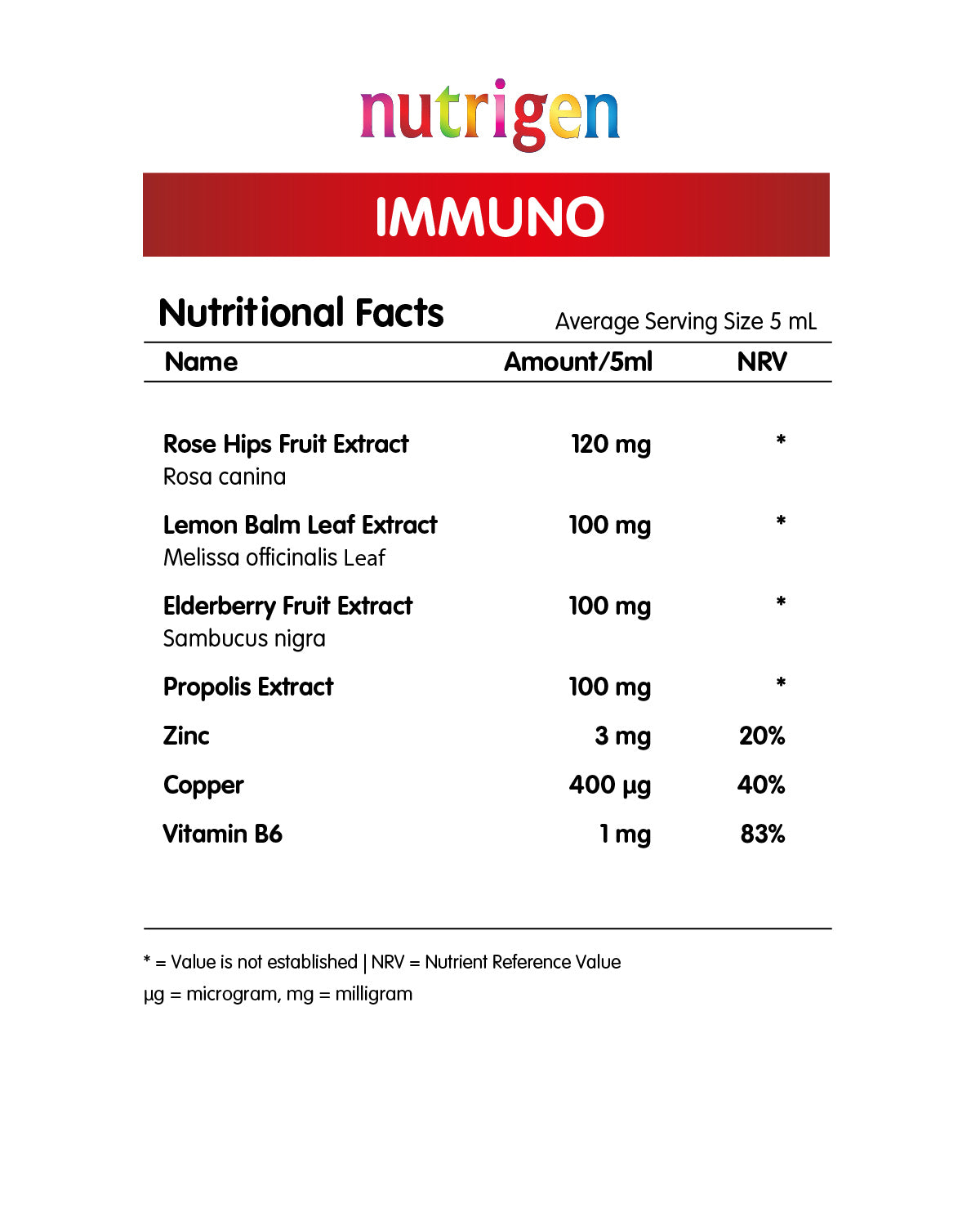 Nutrigen Immuno Sirup