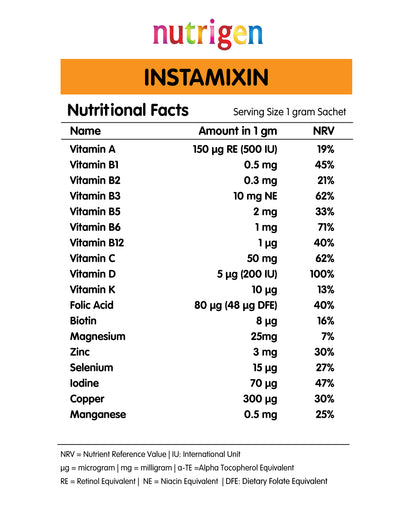 Nutrigen Instamixin Drink Powder