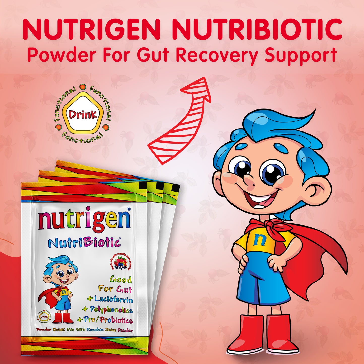 Nutrigen Nutribiotic Pulverförmige Getränkemischung