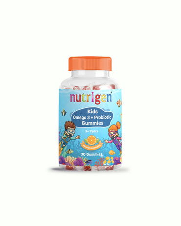 Nutrigen Kids Omega 3 and Probiotic Gummies