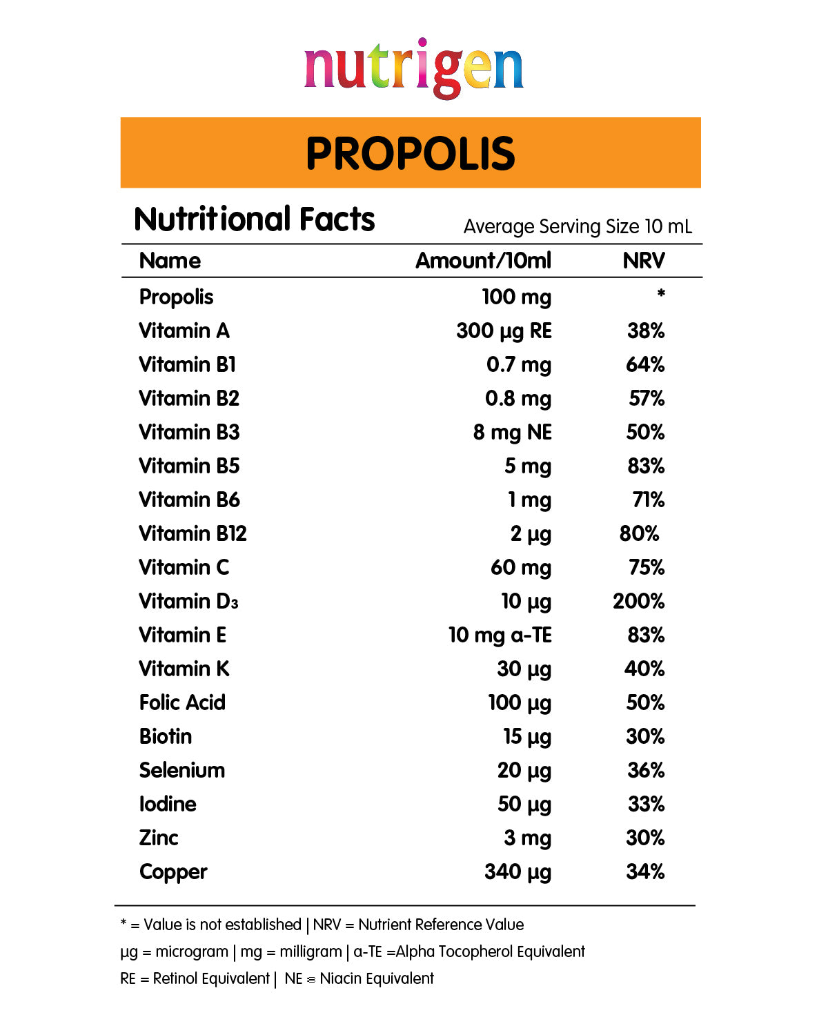 Nutrigen Propolis Syrup