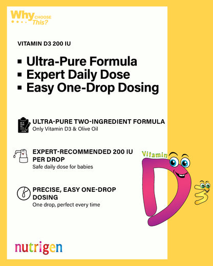 Nutrigen Vitamin D3 Tropfen 200 IE