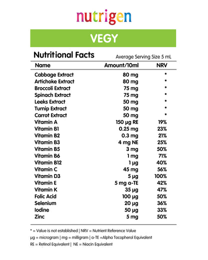 Nutrigen Vegy Syrup