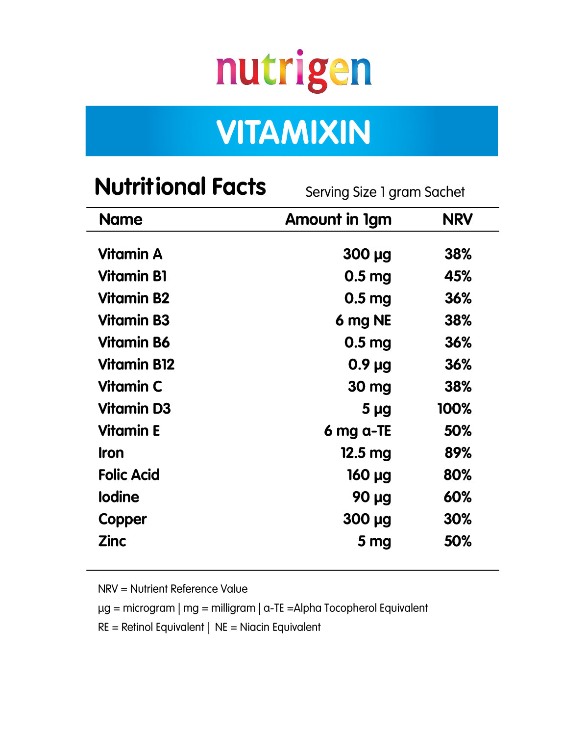 Nutrigen Vitamixin Sprinkles