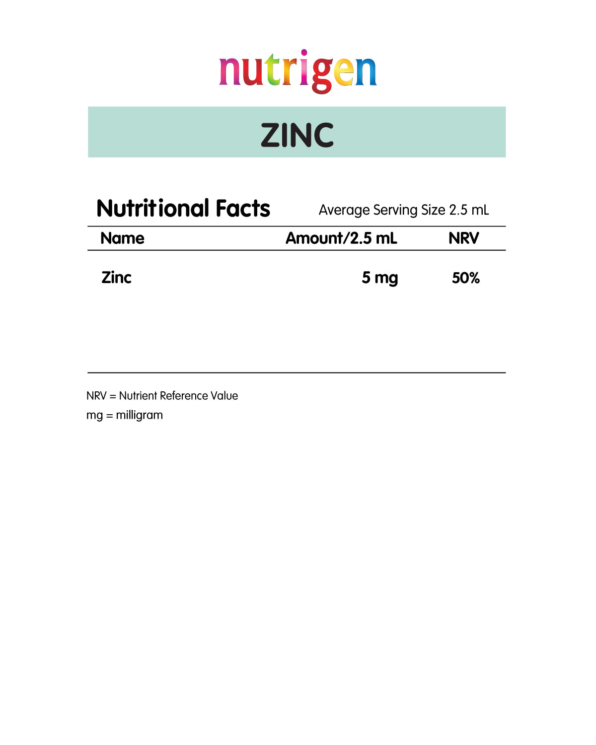 Nutrigen Zinc Syrup