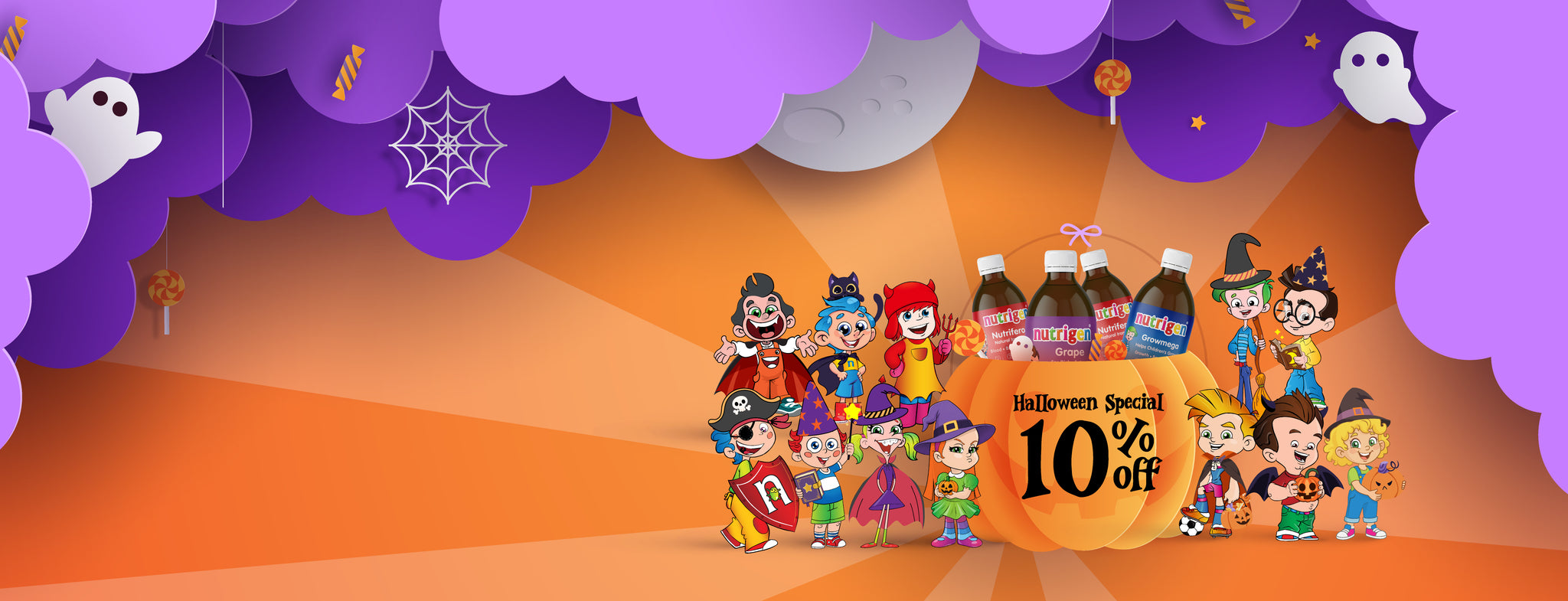 Halloween-Special: 10 % Rabatt auf Nutrigen
