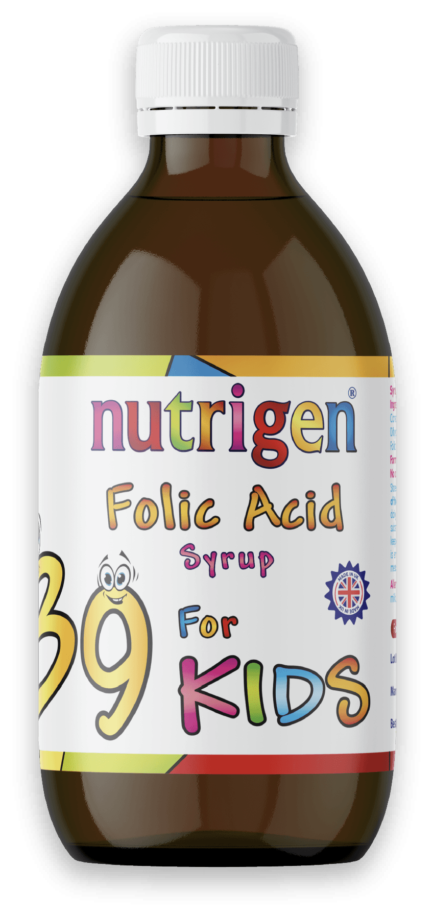 Nutrigen Folic Acid Syrup bottle